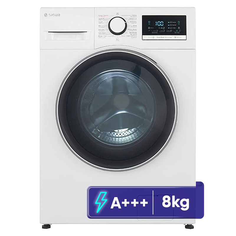 ماشین لباسشویی 8 کیلوگرم اتوماتیک اسنوا مدل SWM-A81W