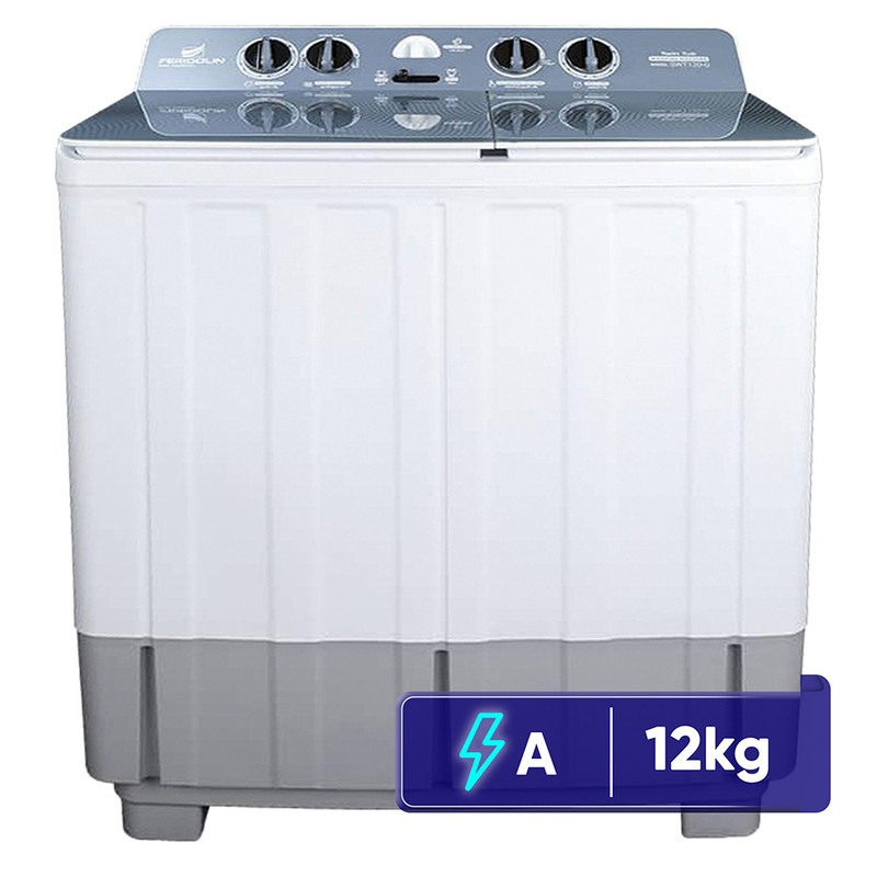 ماشین لباسشویی 12 کیلوگرم نیمه‌اتوماتیک فریدولین مدل Swt120g