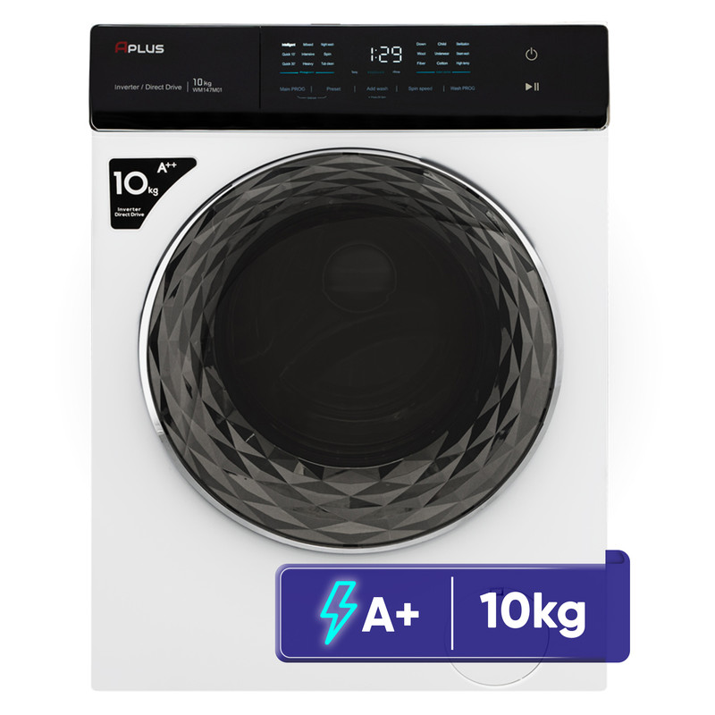 ماشین لباسشویی 10 کیلوگرم اتوماتیک آپلاس مدل WM147A01