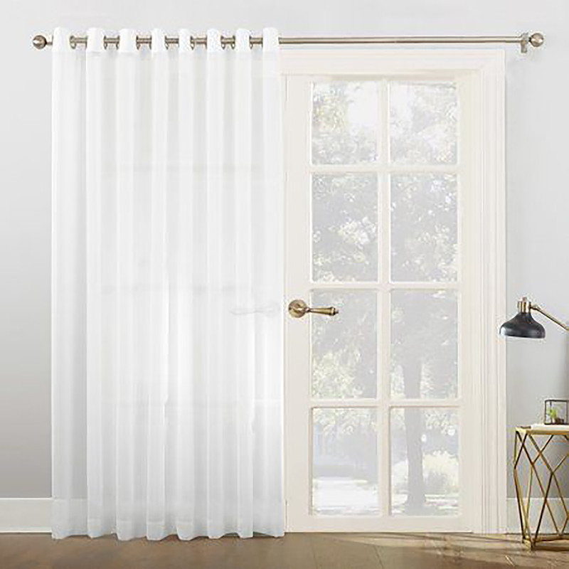 پرده مدل پانچ حریر ساده مات سایز 280x300 سانتیمتر