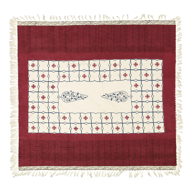 رومیزی بومی مدل 06 سایز 100x95 سانتی‌متر