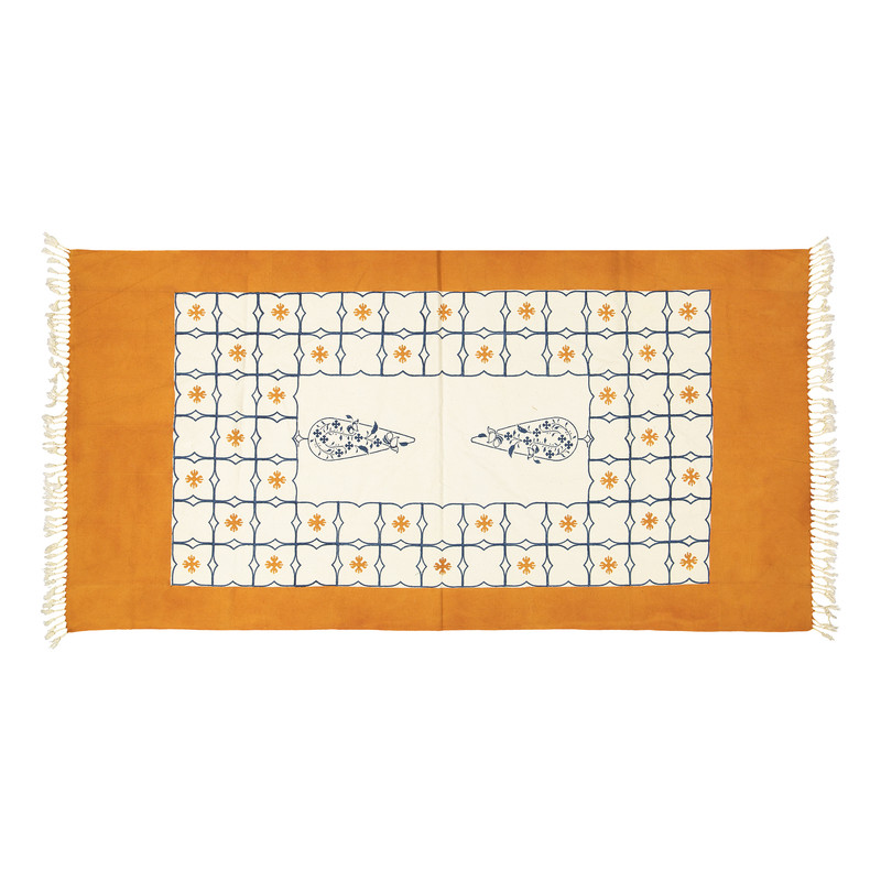 رومیزی بومی مدل 010 سایز 121x61 سانتی‌متر