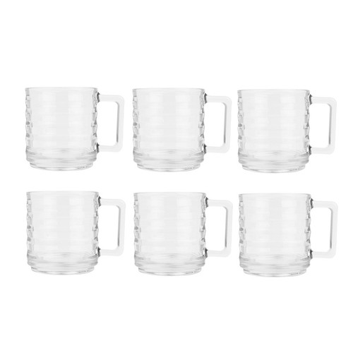 استکان پاشاباغچه مدل BRICKS 550005 بسته 6 عددی