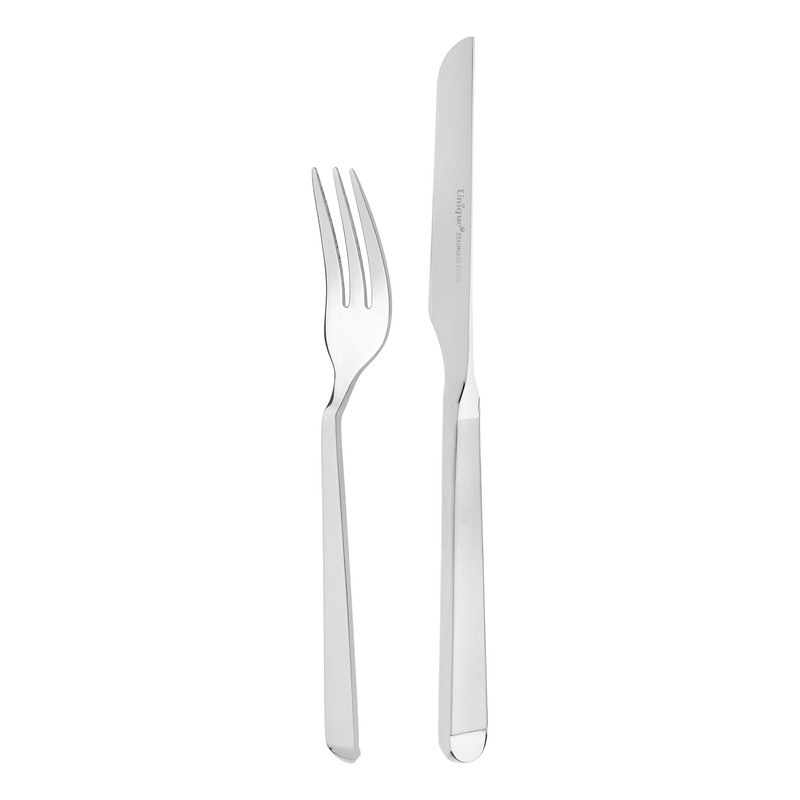 سرویس کارد و چنگال 12 پارچه 6 نفره یونیک مدل 5800 ورژن 5