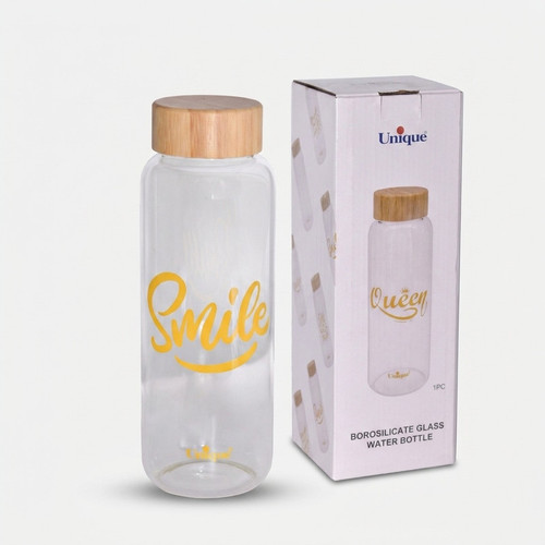 بطری آب یونیک طرح smile کد 3058 گنجایش 1.03 لیتر
