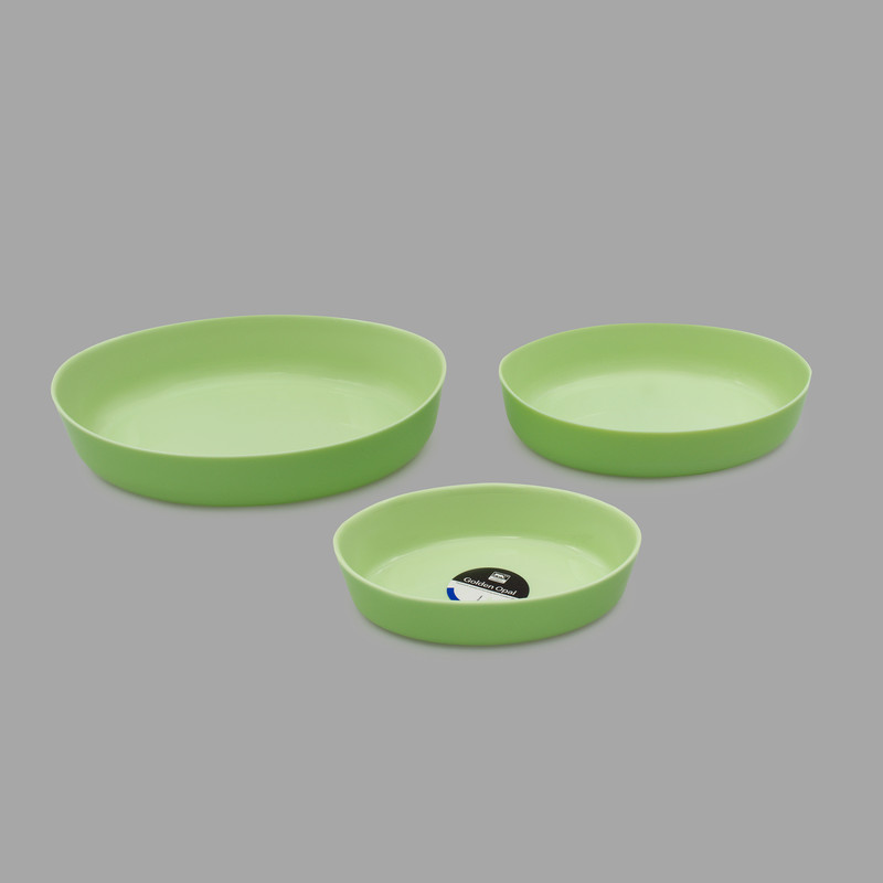 ظرف پخت گلدن اپال مدل Oval مجموعه سه عددی