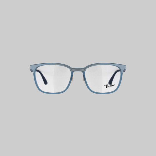 فریم عینک طبی ویفرر (Wayfarer) ری بن مدل 0RX7117-8019 مناسب برای صورت مربع، مستطیل و لوزی