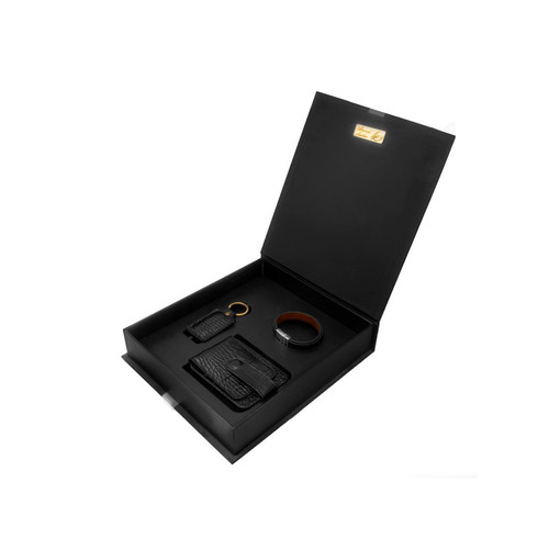 ست هدیه مردانه چرم عطارد مدل چرم طبیعی کد A116