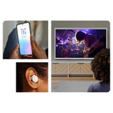 هدفون بلوتوثی سامسونگ مدل Galaxy Buds FE با نویز کنسلینگ فعال (ANC)، درگاه شارژ USB Type-C، دارای میکروفون دوگانه، مقاوم در برابر رطوبت و عرق