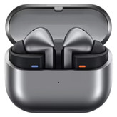 هدفون بلوتوثی سامسونگ مدل Galaxy Buds3 Pro دارای نویز کنسلینگ فعال (ANC)، درگاه شارژ USB Type-C، شارژ بی سیم، با قابلیت اتصال به چند دستگاه، پشتیبانی از فرمان لمسی، پشتیبانی از دستیار صوتی، مقاوم در برابر آب