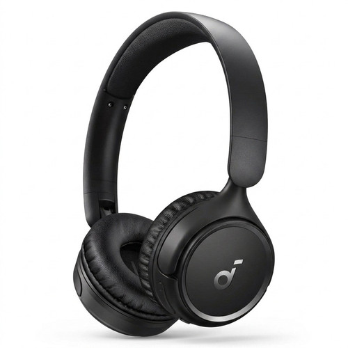 هدفون بلوتوثی انکر مدل Soundcore H30i بدون قابلیت نویز کنسلینگ، درگاه شارژ USB Type-C، دارای میکروفون داخلی با کیفیت بالا، مجهز به فناوری BassUp، مقاومت در برابر رطوبت و عرق