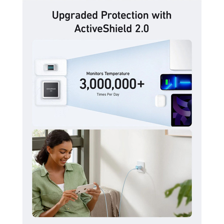 شارژر دیواری 30 وات انکر مدل 3 A2147 511 Nano