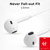 هندزفری هارمن مدل Apple iP35MM با نویز کنسلینگ میکروفون (ENC)، اتصال از طریق جک 3.5 میلیمتری صدا
