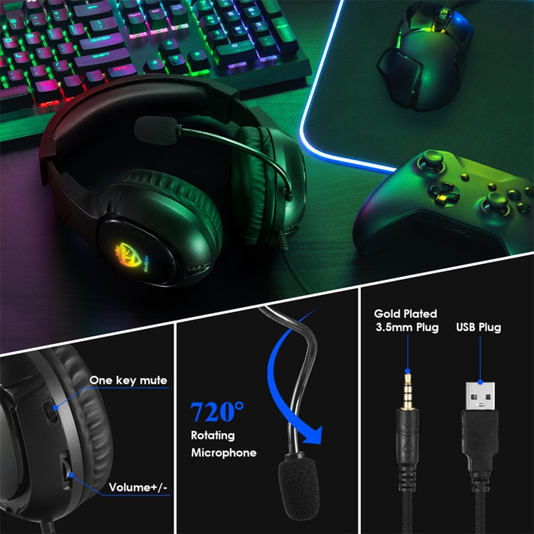 هدست مخصوص بازی سل بایتز مدل RGB-S20