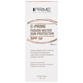فلوئید ضدآفتاب بیرنگ پرایم SPF50 مدل C-Prime Fusion Water مناسب انواع پوست، حجم 40 میلیلیتر