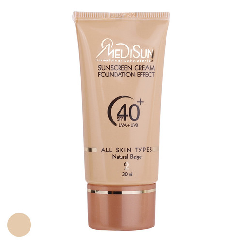 کرم ضد آفتاب رنگی مدیسان SPF 40 مدل 05 مناسب انواع پوست حجم 30 میلیلیتر