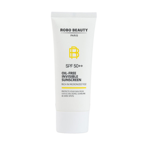 کرم ضد آفتاب بیرنگ صورت روبو بیوتی SPF 50 مدل Niacinamide محافظ UVA،UVB مناسب برای انواع پوست حجم 40 میلی لیتر