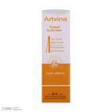 کرم ضد آفتاب رنگی آرت وینا SPF 50 مدل جوجوبا محافظ UVA ، UVB مناسب انواع پوست حجم 50 میلیلیتر