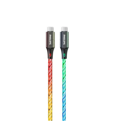 کابل USB-C فیلیپس مدل DLC5140C طول 1.2 متر