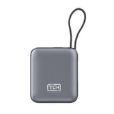 پاوربانک 22.5 وات تی سی اچ مدل Mini 1020 ظرفیت 10000 میلیآمپرساعت به همراه کابل تبدیل USB-C به لایتنینگ