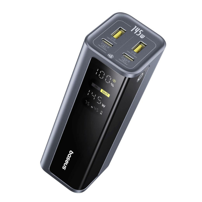 پاوربانک بیسوس مدل EnterGeek GP12 145w ظرفیت 20800 میلی آمپر ساعت