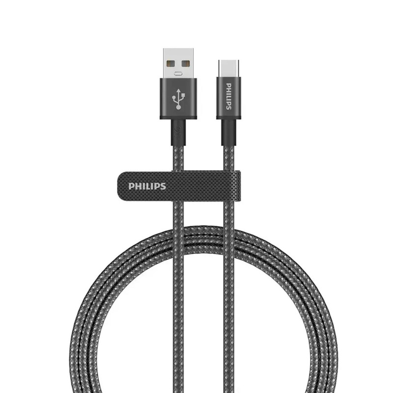 کابل تبدیل USB-A به USB-C فیلیپس مدل DLC5030A طول 1 متر