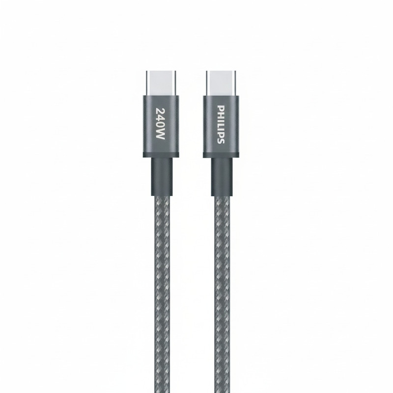 کابل تبدیل USB-C به USB-C فیلیپس مدل DLC7030C طول 1 متر